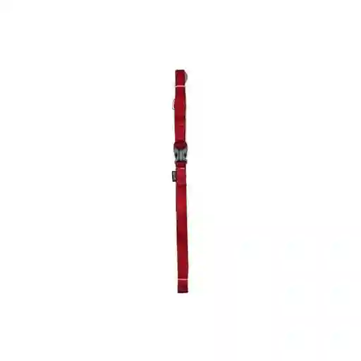 Correa Perro Zeus Trailla Doble Asa Rojo 1.8mts