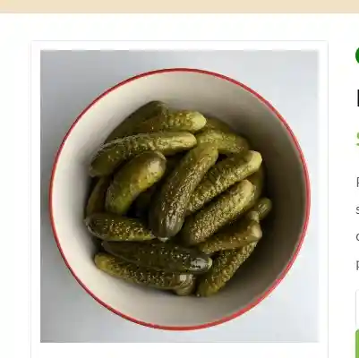 Pepinillo Dill Bolsa 250g