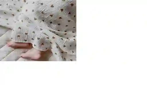 Manta Muselina Corazones