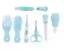 Kit Aseo Para Bebés Cepillo De Pelo Cortaúñas Nariz Limpia
