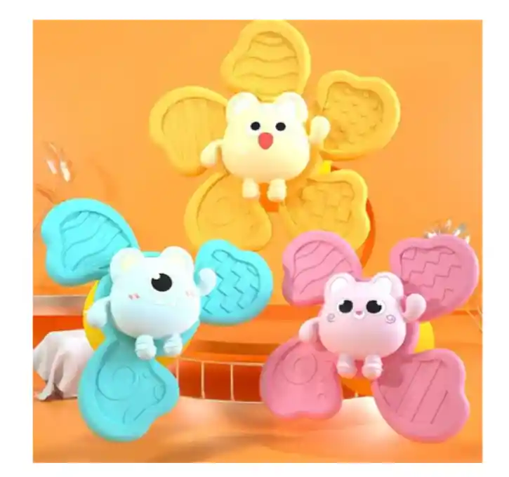 Set De 3 Spinner Sensoriales Para Bebés