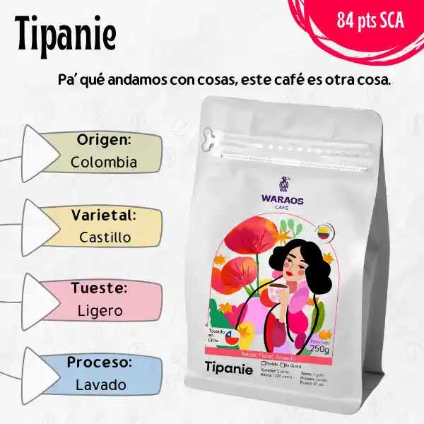 Waraos Café - Tipanie 250g - En Grano