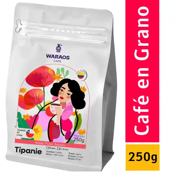 Waraos Café - Tipanie 250g - En Grano