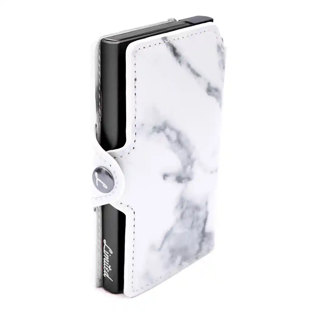 Billetera - Marmol - Slim - Black, Sin Monedero