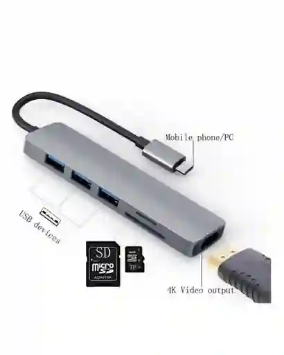 Hub Tipo C 7 Puertos