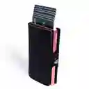 Billetera - Slim Black - Rosado, Sin Monedero