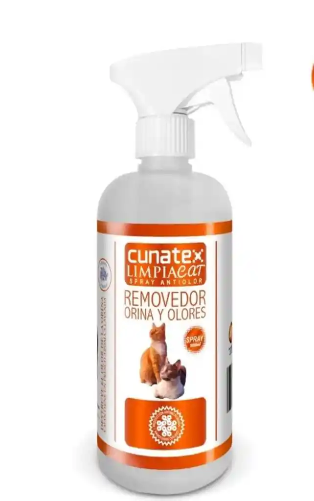Cunatex Removedor Orina Y Olores Gato 500ml