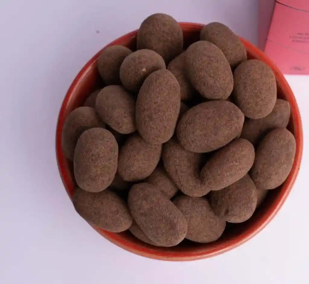 Grageas De Almendra Chocolate Bitter 60% Keto Alulosa Sin Azúcar