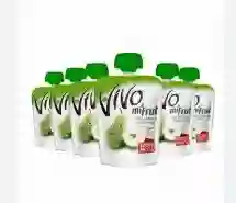 Compota Vivo Mi Frut Doypack Sabor Pera 6un. 90g