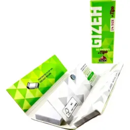 Papelillos Gizeh Verde 1 1/4 + Tips