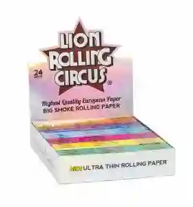 Papelillo Blanqueado King Size Lion Rolling Circus