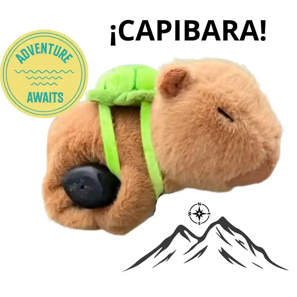 ¡capibara Turbo – El Peluche Con Cola Giratoria Que Arrasa En Redes! Regalos Chic