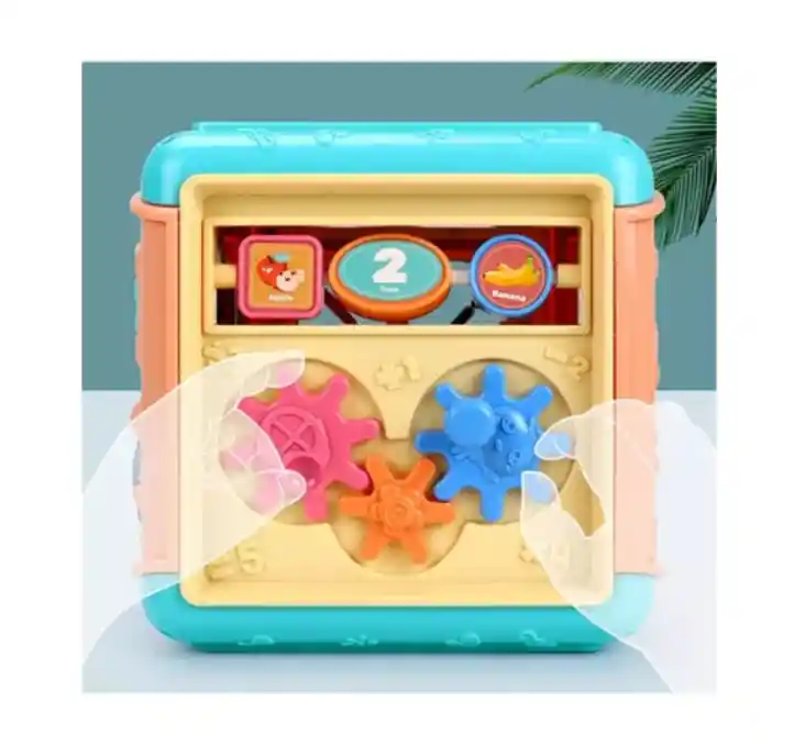 Juguete Interactivo De Habilidad Didáctico Cubo Sensorial