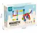 Juguete De Construcción Magnética Didáctico 25 Piezas
