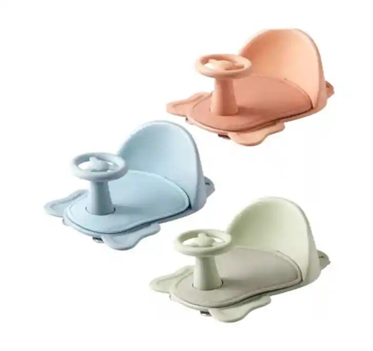 Asiento De Bañera Para Bebés Con Fondo Ajustable