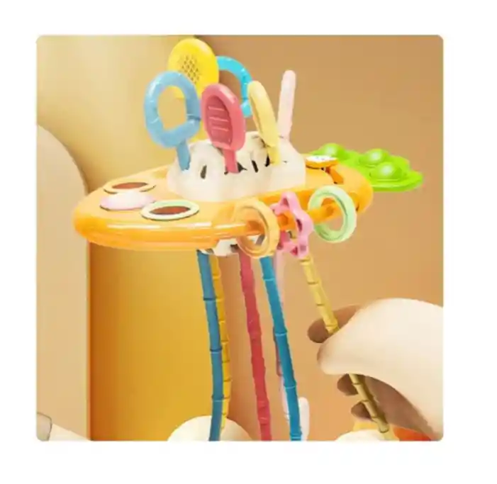 Juguete Sensorial Montessori 3en1 Para Bebé Diseño Zanahoria