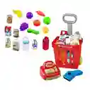 Mini Carrito Supermercado Niños Caja Registradora Sonido