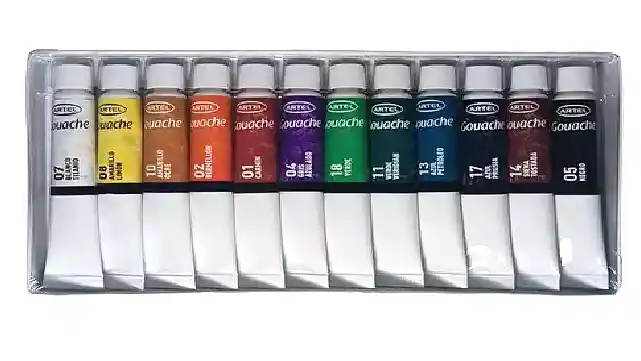 Set Gouache 12 Unidades