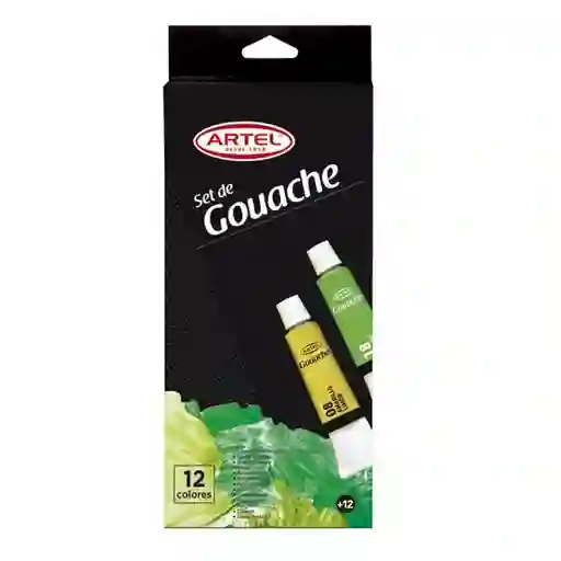 Set Gouache 12 Unidades