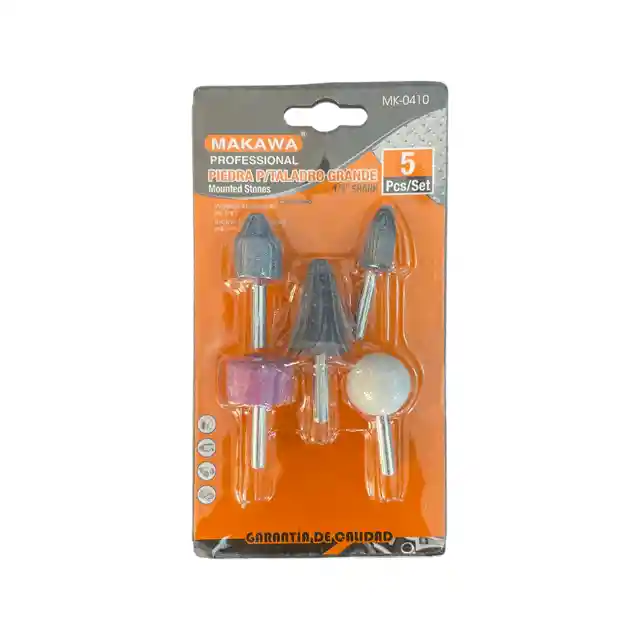 Juego De Fresas 1/4 Taladro 5 Pzas Makawa