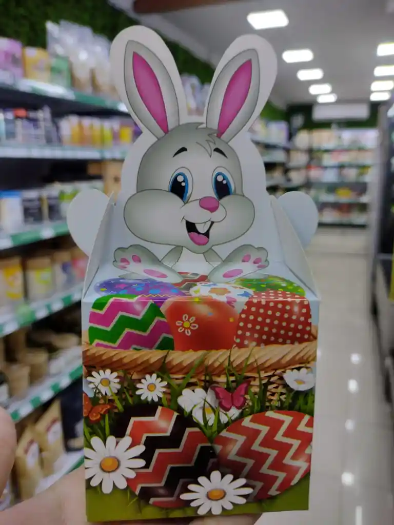 	cajita Con Huevitos De Chocolate Veganos Sin Azúcar 120 G Marca Dulzura Vegetal