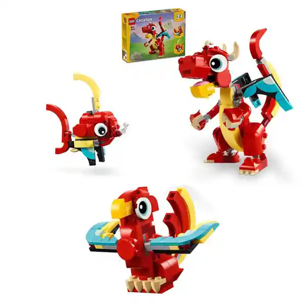 Dragón Rojo Lego Creator