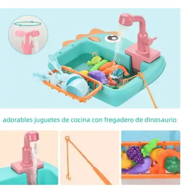 Lavaplato De Juguete Fregadero Cocina Juguete De Niños