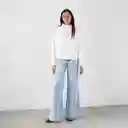 Sweater Cuello Tortuga Crudo L Mujer Raindoor