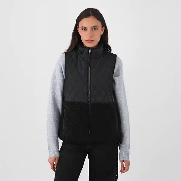 Chiporro Vest Acolchado Negro S Mujer Raindoor