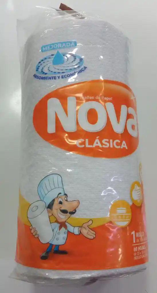 Nova Clasica Toalla De Papel 12 M Doble Hoja