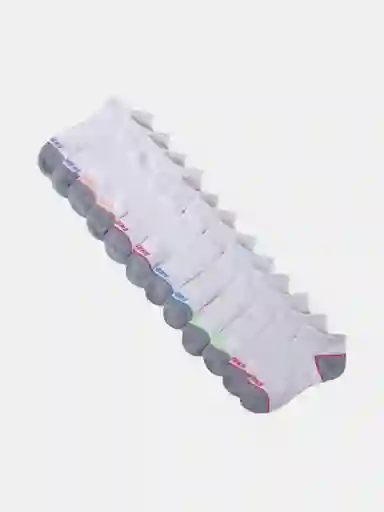 6pk Girls Low Cutwhite - Pink