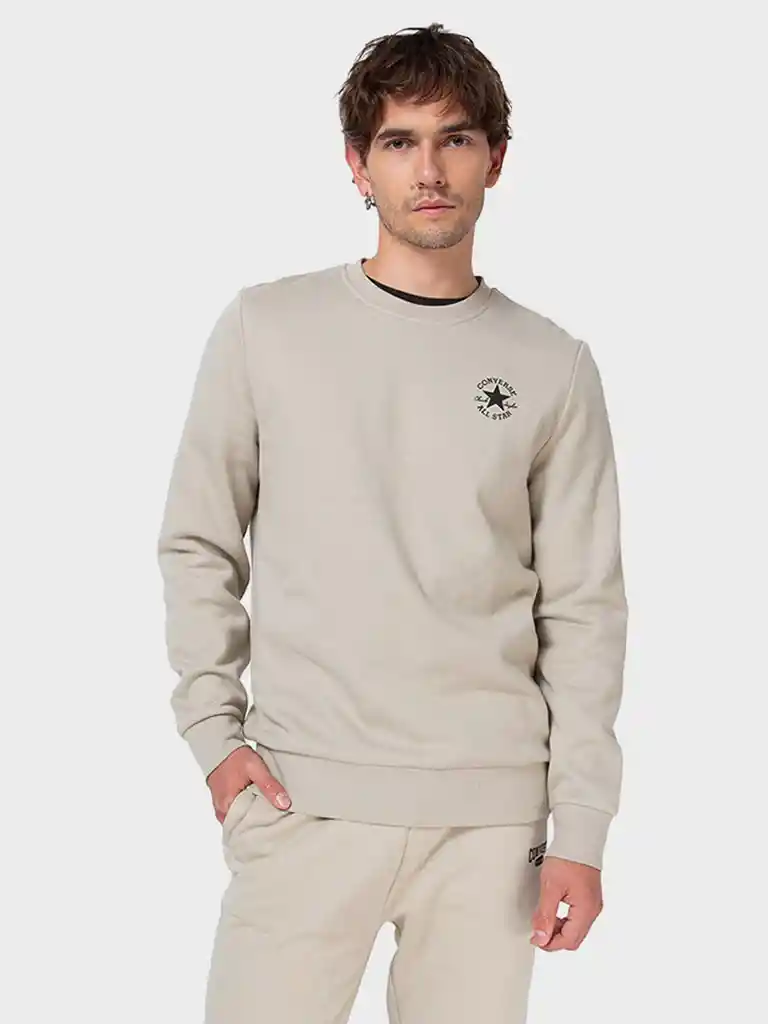 Pln Basic Crew Cnvsf25mcrew1 Beige M