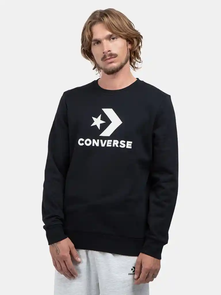 Pln Basic Crew Cnvsf25mcrew1 Negro L