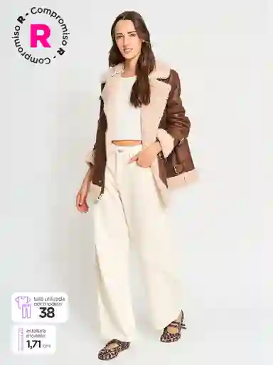 Jeans Moda Balloon Inx Cor W25 Crudo 40