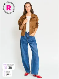 Jeans Moda Balloon Inx Cor W25 Azdem 40