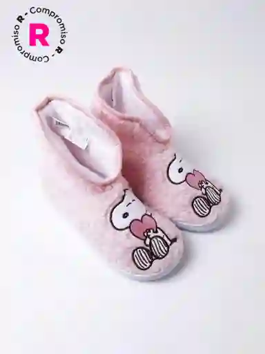 Zap Bota Snoopy I25 Rosad M