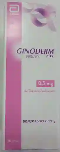 Ginoderm Gel Estradiol 0.5mg Pulsación 95g 76 Dosis