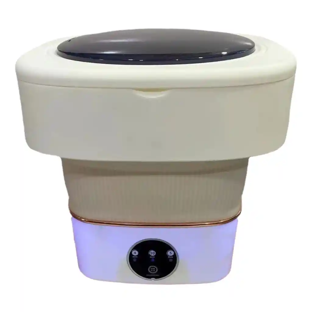 Mini Lavadora Viaje Plegable Eléctrica Portatil Ropa Irm