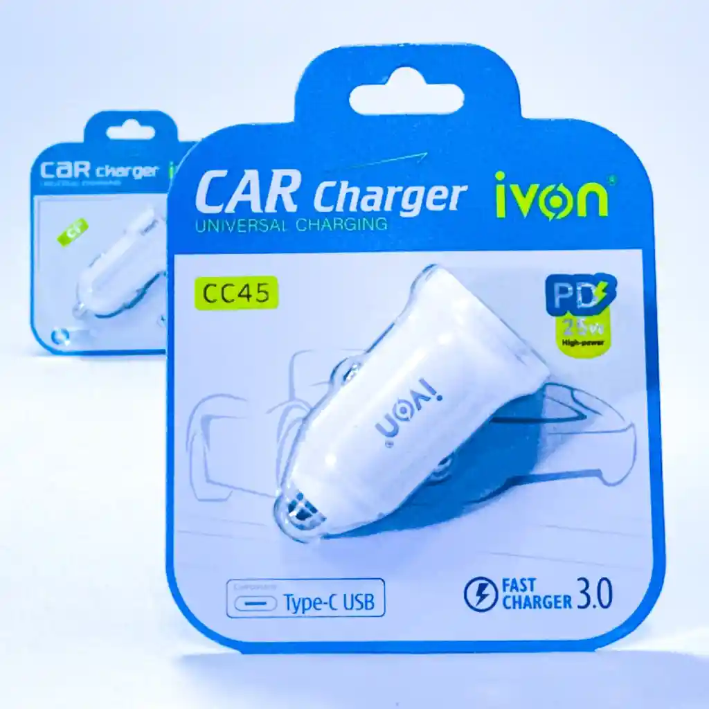 Adaptador De Carga De Auto Ivon Cc45
