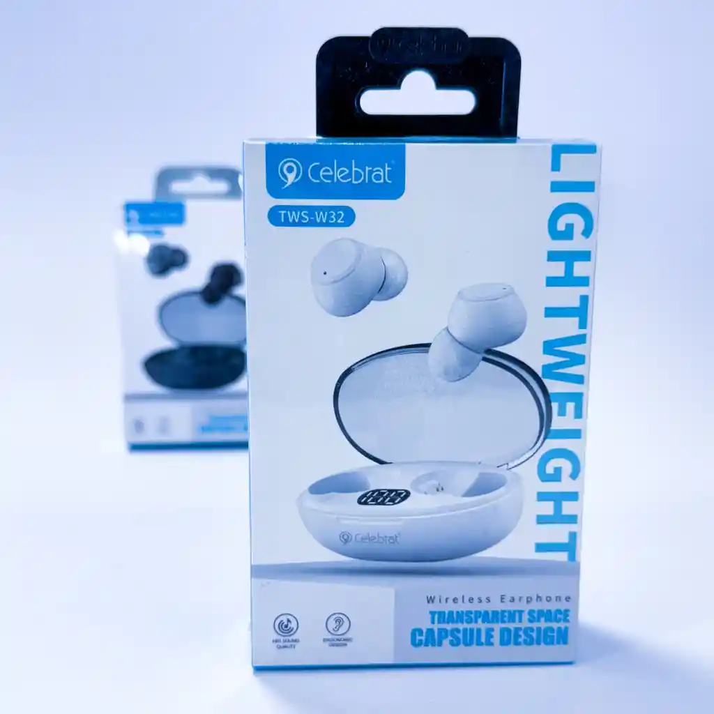 Audifonos Celebrat Tws-w32 Blanco