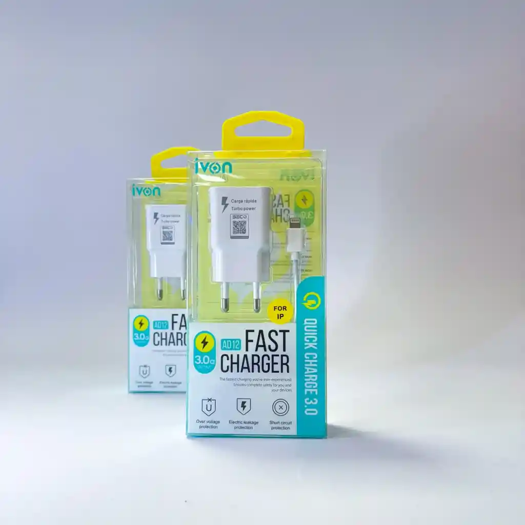 Cargador Ivon Ad12 Lightning