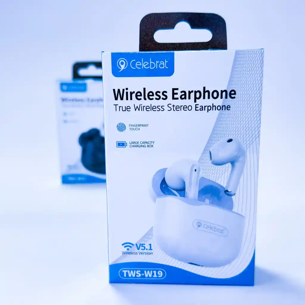 Audifonos Celebrat Tws-w19 Blanco