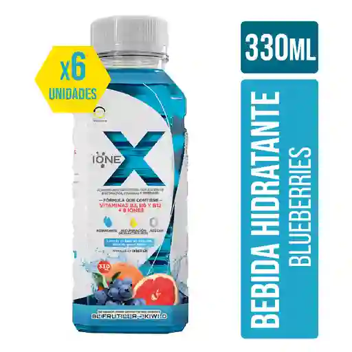 Ionex Bebidas Hidratante 330ml Sabor Blueberries - Pomelo Pack 6 Uds