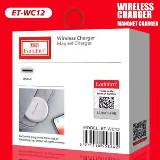 Cargador Earldom Wc12 Magsafe