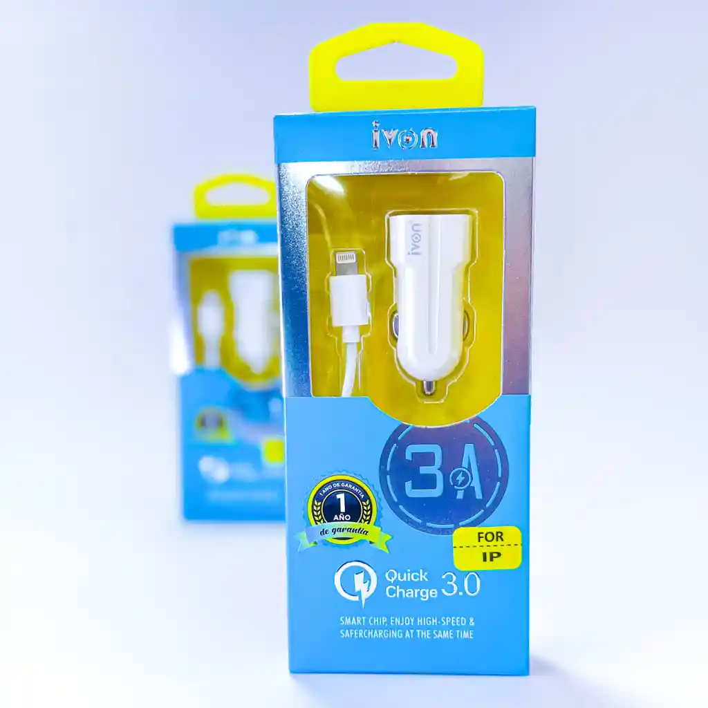 Cargador De Auto Ivon Cc13 Iphone