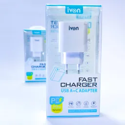 Adaptador De Carga Ivon Ad56 Tipo C 20w