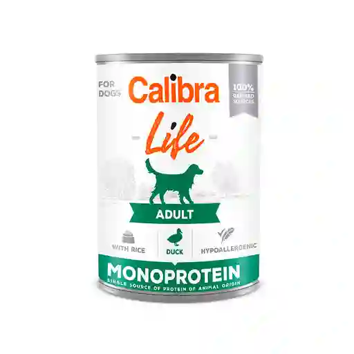 Calibra Life Lata Dog Monoprotein Adult Duck