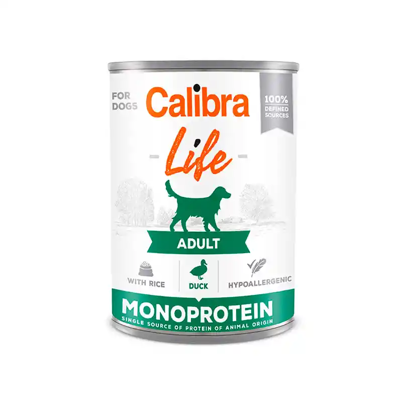 Calibra Life Lata Dog Monoprotein Adult Duck