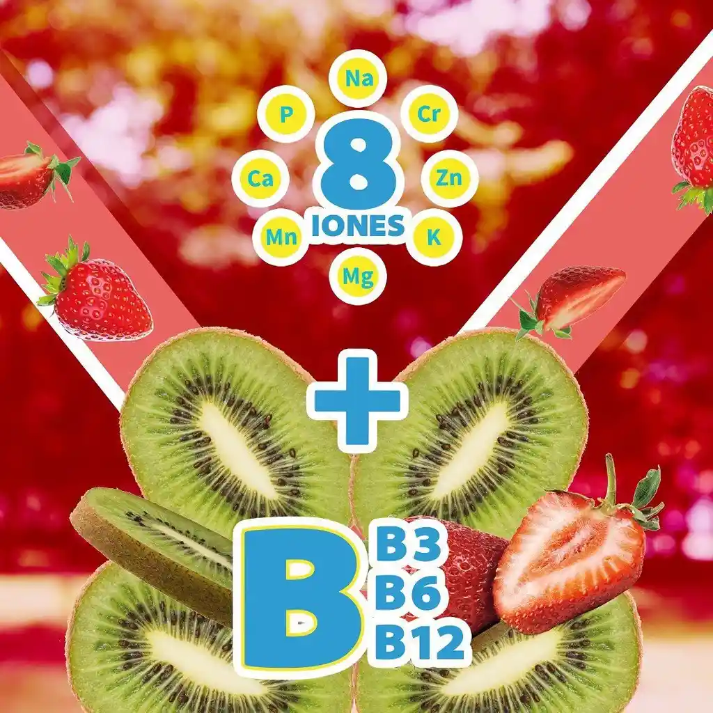 Ionex Bebida Hidratante Frutilla - Kiwi - Pack 6 Uds 1 Litro