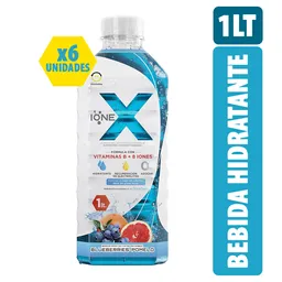 Ionex Bebida Hidratante Blueberries - Pomelo - Pack 6 Uds 1 Litro